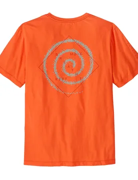 Men's Multi-Pitch T-Shirt - Orange Peel - Patagonia - FashionsVida