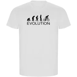 Maglietta A Maniche Corte Evolution Bike Eco White