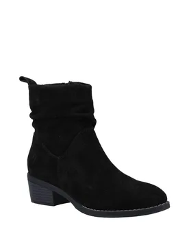 Women's 'Iris' Ankle Boots in Black Size: 7 - Black - Size: 7 - Hush puppies - FashionsVida