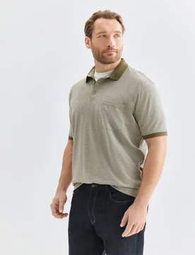 Polo manga corta oxford hombre tallas grandes - Dustin - FashionsVida