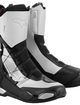Stivali Moto Touring SP-X BOA Argento Nero taglia 42
