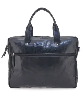 Ventiquattrore in Pelle 333-1 Nera - NBG - FashionsVida