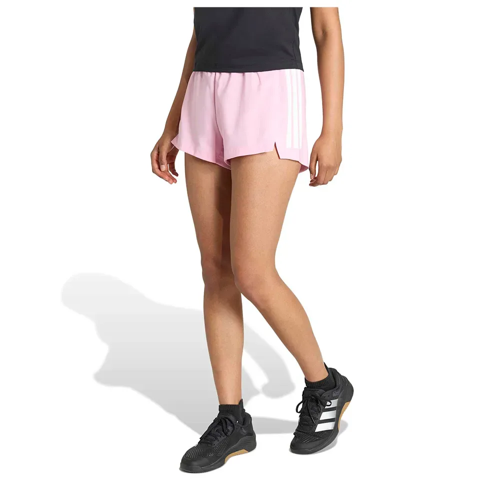 Short Hyperglam 3 Stripes Woven True Pink M - Adidas - FashionsVida