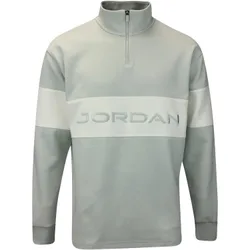 Golf Pullover Jordan Golf Half-Zip, hellgrau/weiß s