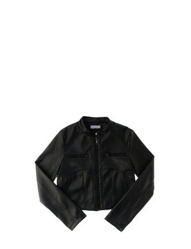 Giubbino in similpelle NERO 42