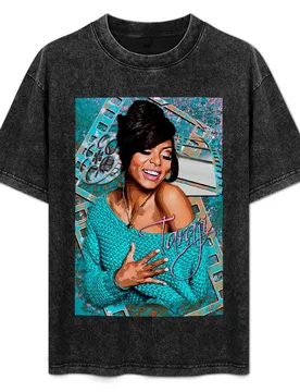 Tara P. Henson Taraji D-2 Shirt T-Shirt Soft Anti-Shrink Cotton Tee - Aliexpress - FashionsVida
