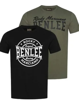 T-shirt à Manches Courtes Darcut 2 Unités Olive / Black S - Benlee - FashionsVida