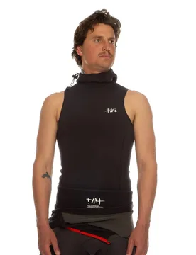 Tiki Surf Hooded Thermal Vest - Tiki Surf - FashionsVida