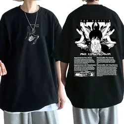 Anime Chainsaw Man T-shirt Hayakawa Aki Summon Kon Fox Devil Graphic Tshirt Men Women Fashion Casual Oversized Crewneck T Shirts