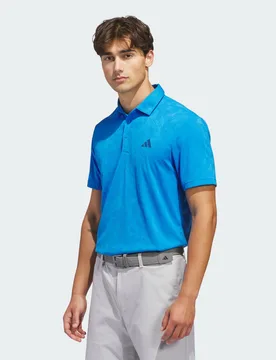 POLO ULTIMATE365 JACQUARD M Lucid Ray Blue - Adidas - FashionsVida