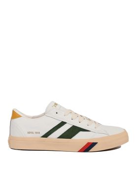 Sneakers Royal Classic In Pelle White/Green