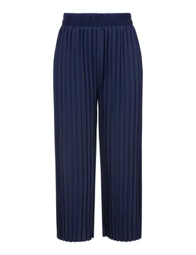 Culotte-Plisseehose „Sonja“ blau L Damen - wedolina - FashionsVida