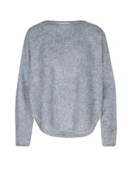 Jersey de cachemira gris claro S