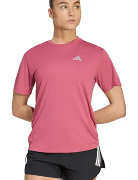 Run essentials camiseta entrenamiento manga corta mujer Rosa (M) - Adidas - FashionsVida