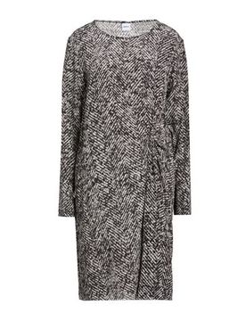 Vestido midi Mujer Negro 38 Mujer