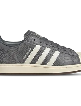 Superstar Men's Sneakers - Grey - Size 8.5 - Leather - Grey - Size: 8.5 - Adidas - FashionsVida