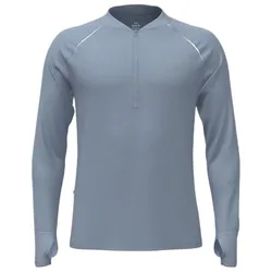 Felpa Con Mezza Zip Velociti Blue / Reflective S