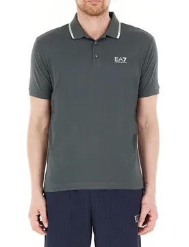 Polo Cotone Classic GRIGIO SCURO L - EA7 EMPORIO ARMANI - FashionsVida