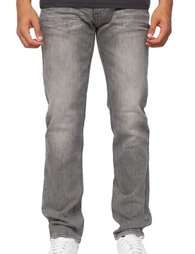 Buraca Slim Fit Jeans Mens - Grey - Size 38w/34l - Crosshatch - FashionsVida