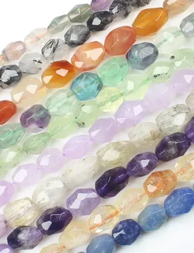 Natural stone Beads 15inch , Inregular Faceted 5-12mm Cirtine , Charoite ,Apatite , Kunzite , For DIY Jewelry Making - Aliexpress - FashionsVida