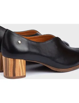 Zapatos de tacón de mujer de piel con cremallera - Pikolinos - FashionsVida