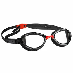 Triathlon Mirror Swimming Goggles Black / Red One Size Men,Women