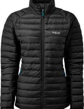 Warme Daunenjacke Microlight Jacket W Black für Damen Größe L schwarz