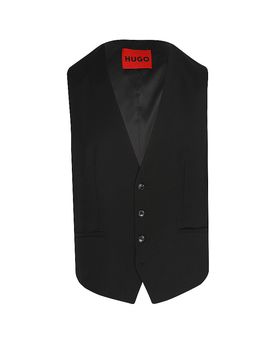 Hugo Chaleco de traje VIN253X-MH negro 54