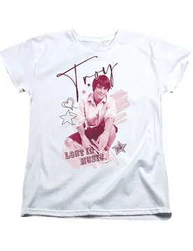 High School Musical Troy Tee, White T-Shirt - White - Size: S - Disney - FashionsVida