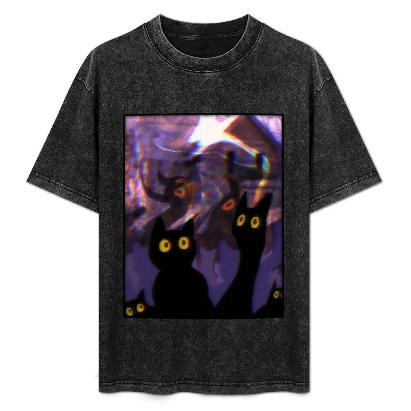 Silly Dream Cats T-Shirt Comfortable Basic Crew Neck Tee - Aliexpress - FashionsVida