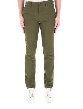 Pantalone chino BOSS VERDE OLIVA 36