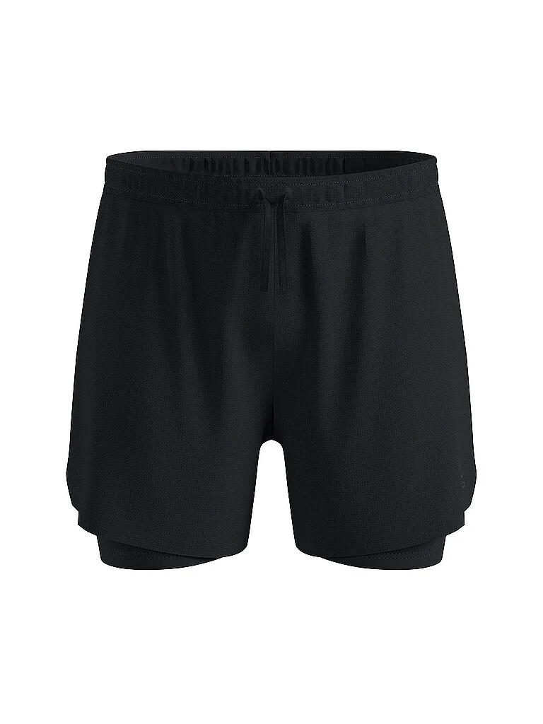 Shorts da Corsa Zeroweight 5inch 2in1 da Uomo nero XL - Odlo - FashionsVida