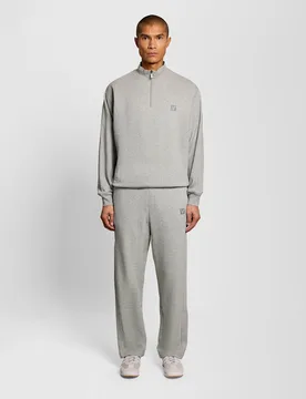 Men's Loungewear Straight Leg Jogger in Light Grey Marl - Lyle & Scott - FashionsVida