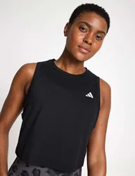 Train Essentials Crew Neck Boxy Vest Top Black female