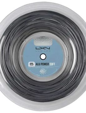Alu Power Soft 200 M Tennis Reel String Silver 1.25 mm - Luxilon - FashionsVida