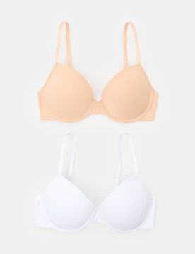 Reggiseni Lisci Imbottiti 2‑Pack - bianco