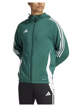 Veste Tiro24 Windbreaker Team Dark Green / White XS - Adidas - FashionsVida