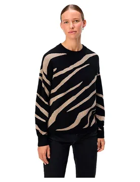 Maglione Ray Lo Black / Pattern Desert Taupe Tiger Graphic XS