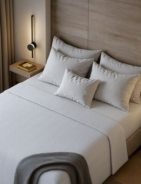 Sinsay - Copriletto - grigio chiaro