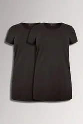 Pack Longline T-Shirts - Black - Size: 30-32