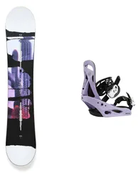 Packs (snowboard + fix) - - Pack Stylus 2023 - Noir