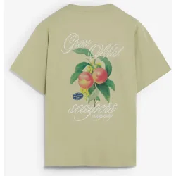 Camiseta de manga corta de hombre con print trasero