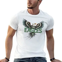 Eagles Football T-Shirt Basic Plain Tee for Spring and Summer