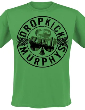 T-Shirt - Boot - M bis XXL - für Männer - Größe M - grün - Lizenziertes Merchandise! - Männer - male - Dropkick Murphys - FashionsVida