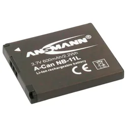 Batterie Au Lithium A-canon Nb-11l 600mah 3.7v Black One Size unisex