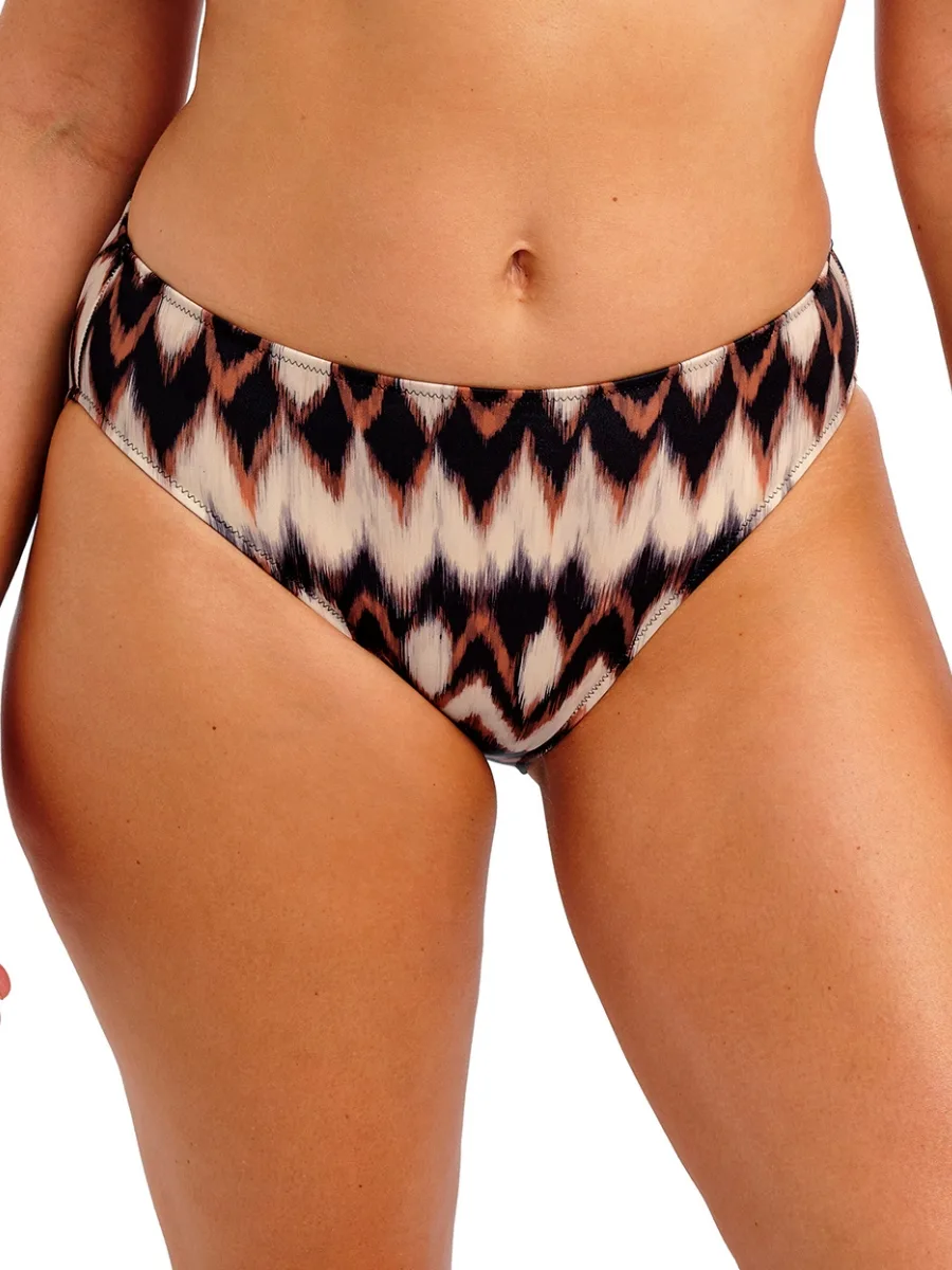 Womens Sabana Bikini Brief - Brown Polyamide - Size X-Large - Fantasie - FashionsVida