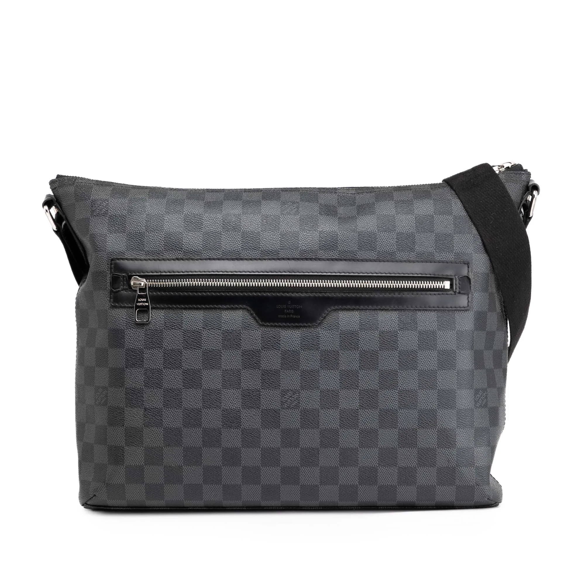 Womens Pre-Owned Damier Graphite Mick Mm - Dark Grey Textile - One Size - Louis Vuitton - FashionsVida