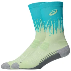 Calzini Crew Performance Run Illuminate Yellow / Energy Aqua EU 43-46