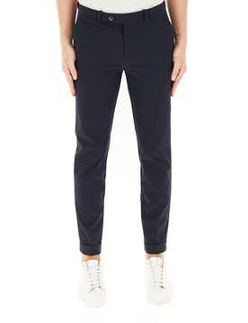 Pantalone tessuto tecnico BLU SCURO 52