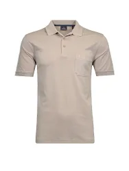 Poloshirt BUTTON beige XL herren